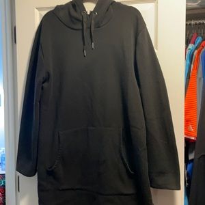 Hooded sweatshirt dress!